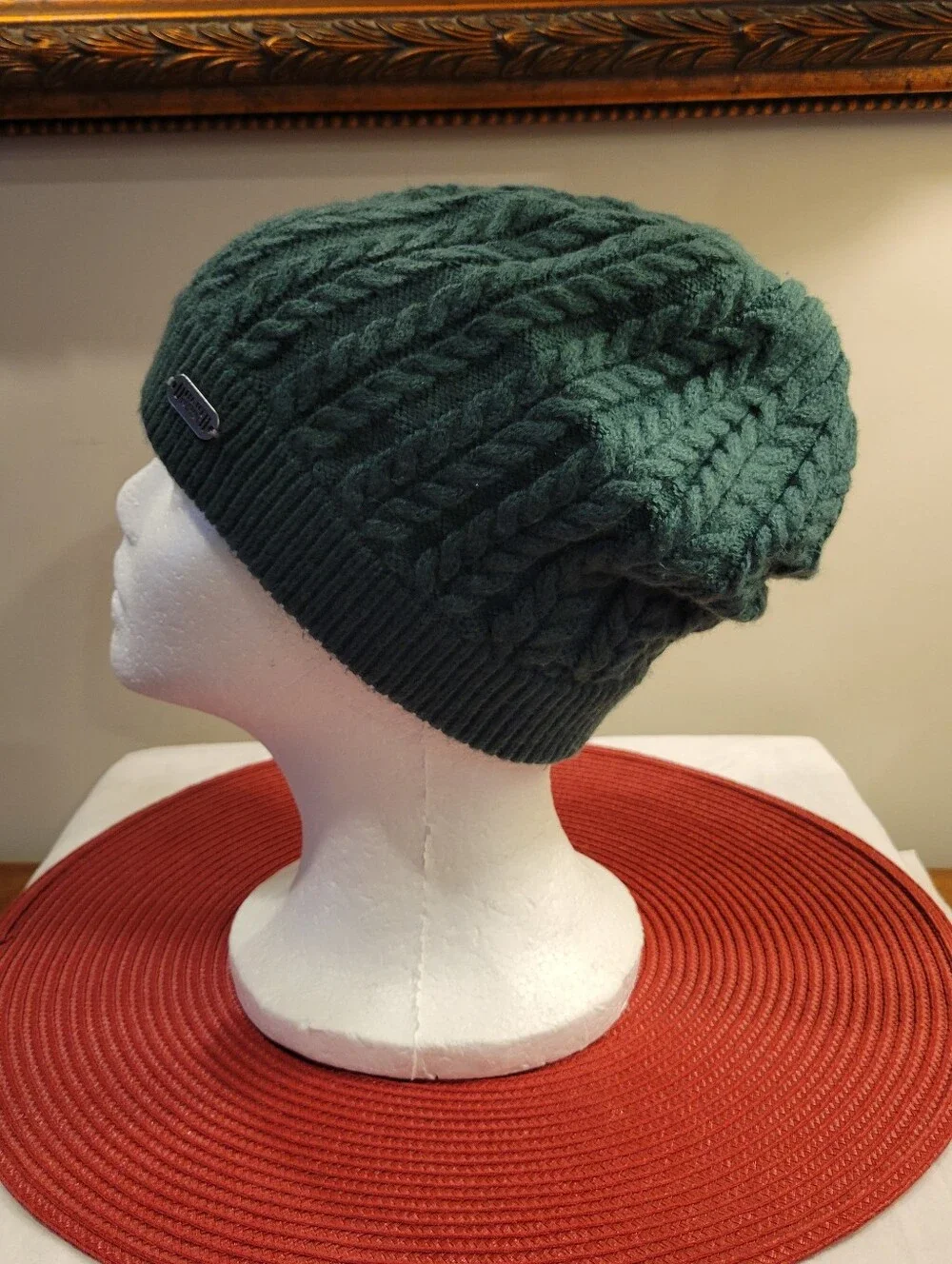 🌿EUC~Duluth Trading Co Teal Cable Knit Beanie
